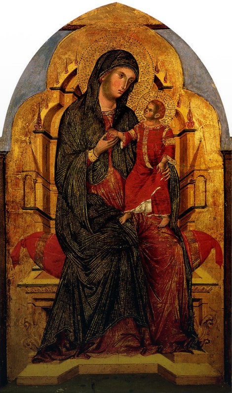 Paolo Venecijano, Bogorodica sa detetom na prestolu, 1324.