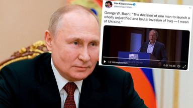 George W. Bush chciał potępić Putina, a strzelił sobie w stopę. Wpadka byłego prezydenta [WIDEO]