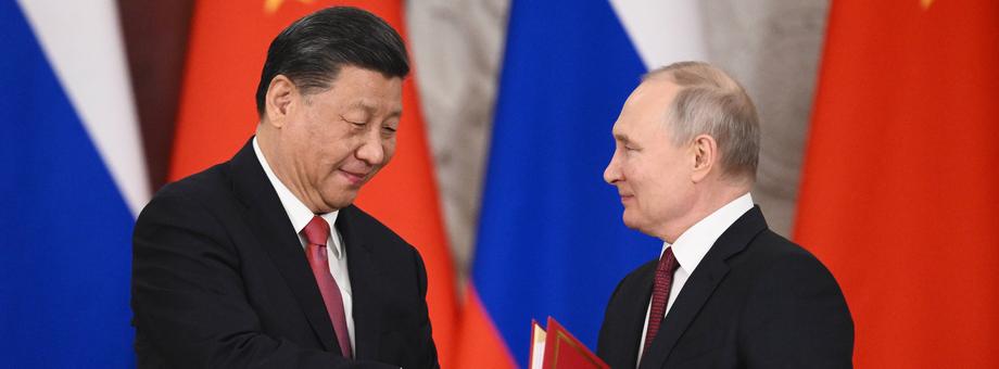 Xi Jingping i Władimir Putin