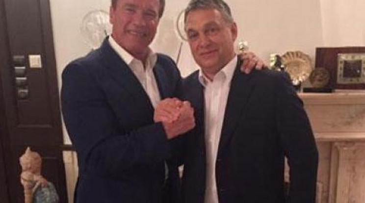 Szkander! Így fogott kezet Orbán Viktor és Schwarzenegger