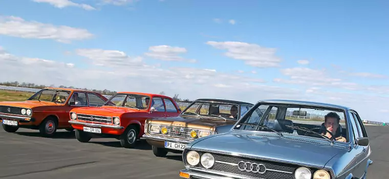 Te wspaniałe lata siedemdziesiąte: Audi 80 GL VW Passat Opel Ascona 1.6 Ford Taunus 1600 GXL