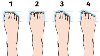 Kształt stóp i ustawienie palców zdradzają osobowość. Sprawdź, co mówią o tobie twoje stopy