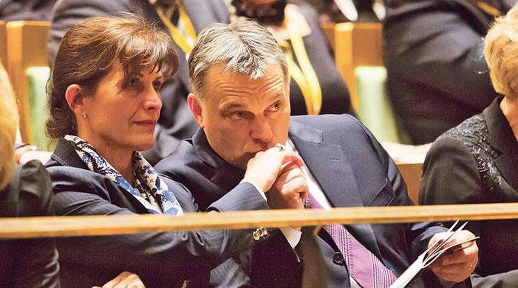 Orbán Viktor és Lévai Anikó