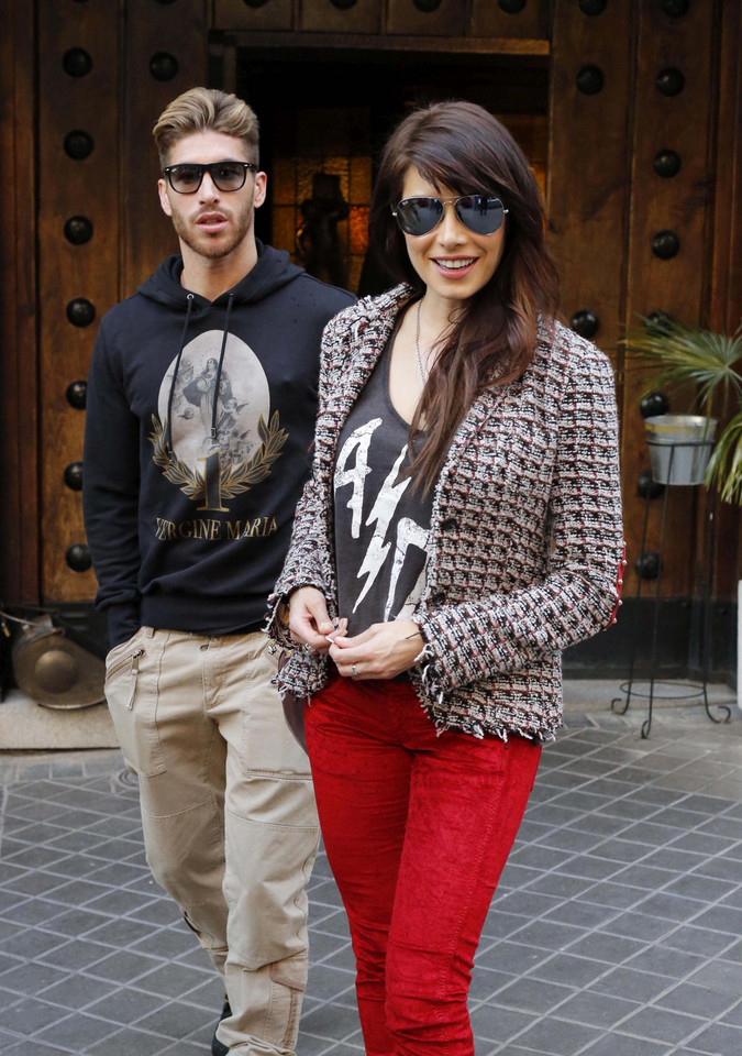 Sergio Ramos i Pilar Rubio / fot. LOOK PRESS AGENCY/ Newspix