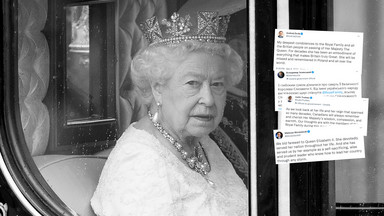 Królowa Elżbieta II nie żyje. Przejmujące kondolencje płyną z całego świata