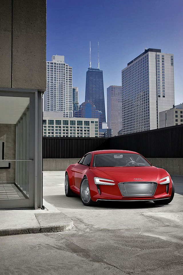 IAA Frankfurt 2009: Audi e-tron: R8 z 4 silnikami elektrycznymi