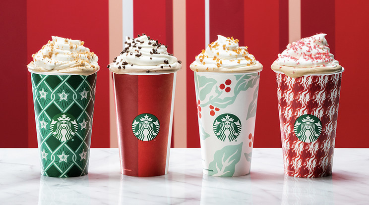Megéri megkóstolni a karácsonyi italkülönlegességeket / Fotó: Starbucks