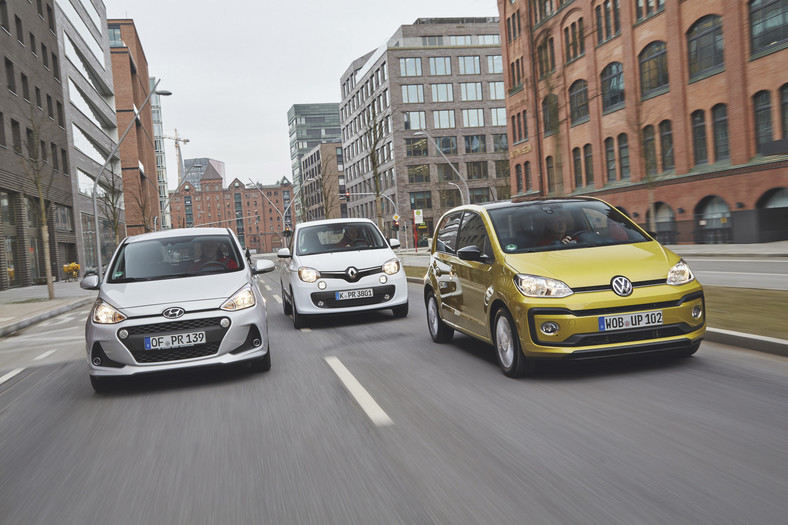 Porównanie: Hyundai i10 kontra Renault Twingo i VW Up!