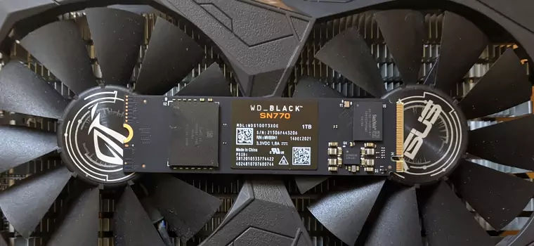 WD Black SN770 — test wydajnego nośnika SSD z PCIe 4.0