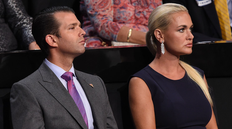 Donald Trump Jr. és felesége Vanessa Trump, aki korábban modell volt /Fotó: AFP