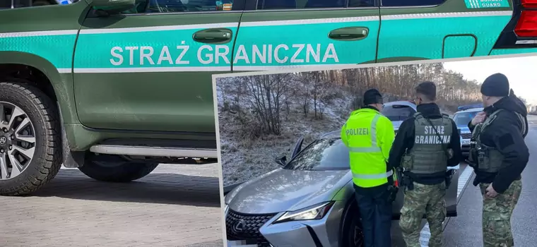 Polsko-niemiecki patrol Straży Granicznej odzyskał trzy auta w ciągu jednej doby