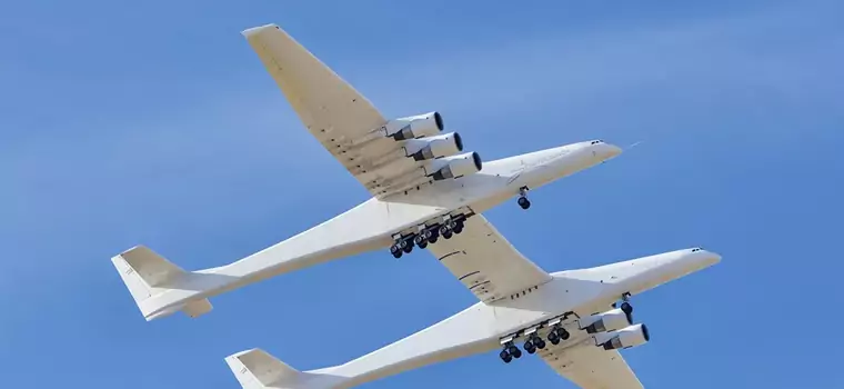 Stratolaunch - największy samolot świata ponownie w powietrzu. Zobaczcie nagranie