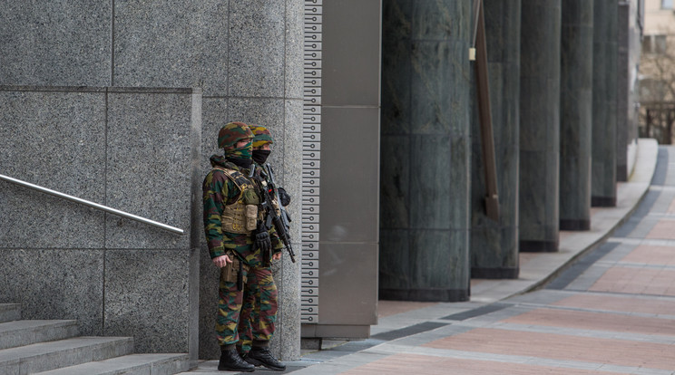 A robbantások után maximalizálták az Európai Parlament védelmét /Fotó: AFP