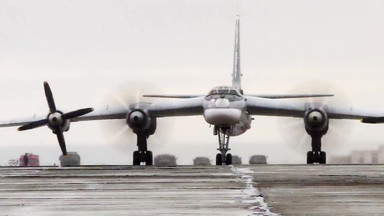 Rosyjskie Tu-95MS nad Morzem Północnym. Poderwane F-16