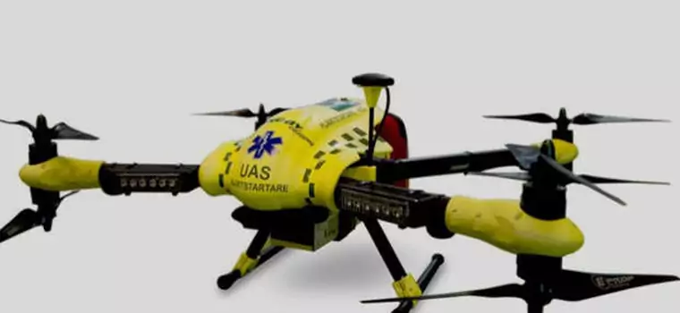 Szwecja testuje drony z defibrylatorami