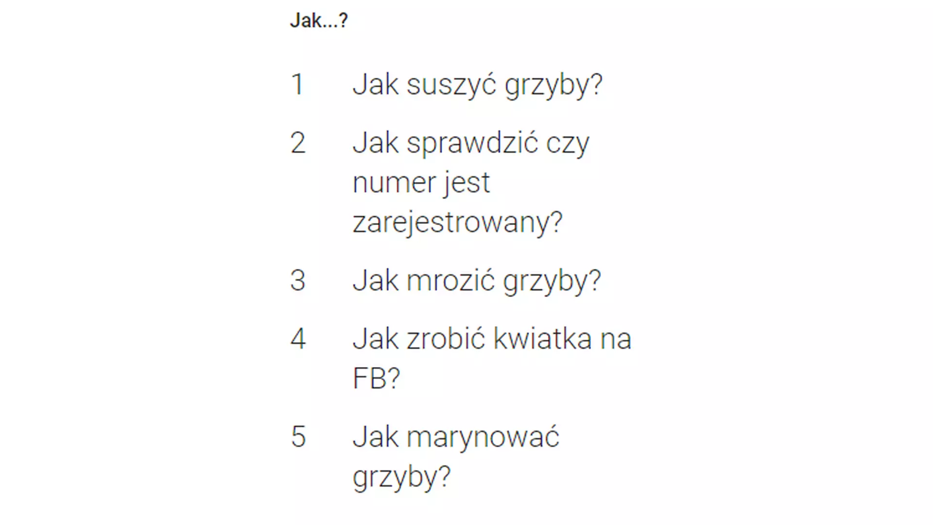 Wolne sądy czy marynowane grzyby? Google ujawnia internetowe trendy 2017 roku w Polsce
