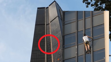 "Polski Spiderman" wspiął się na paryski wieżowiec. Zatrzymała go policja 