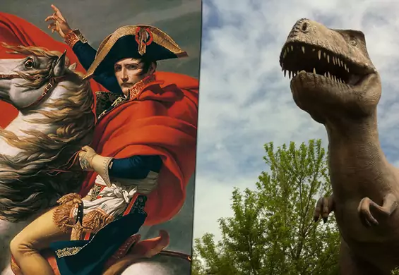 Czy Napoleon wiedział o istnieniu dinozaurów? Ten quiz zniszczy twoje wyobrażenie o czasie