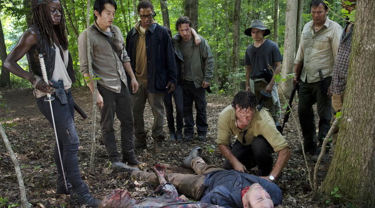 A Walking Dead felvételén sok kaszkadőr dolgozott /Fotó: Profimedia-Reddot