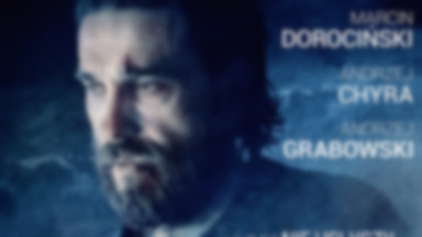 Zarośnięty "bedgaj" Marcin Dorociński na plakacie filmu "Na granicy"