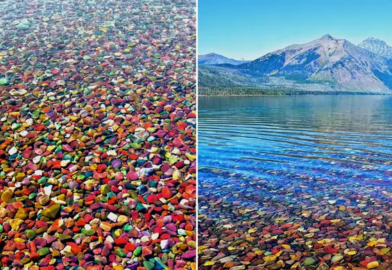 Jezioro wypełnione tysiącami kolorowych kamieni udowadnia, jak piękny jest świat natury