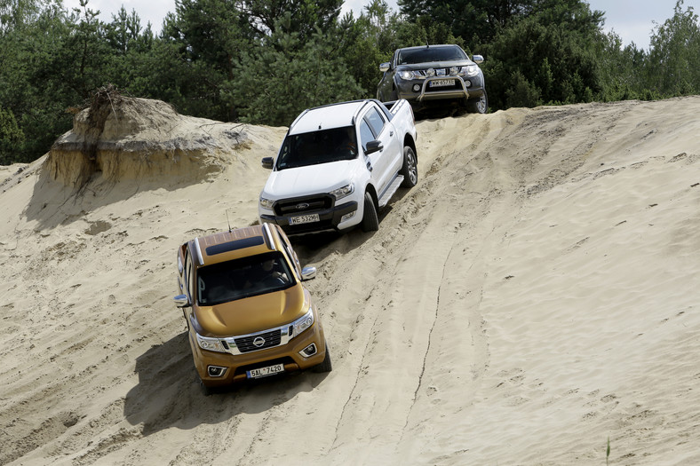 Porównanie pikapów: Ford Ranger, Mitsubishi L200, Nissan NP300 Navara