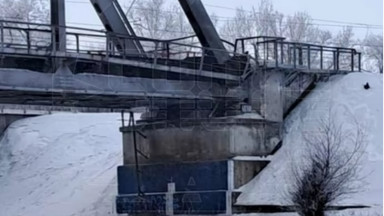 Eksplozja mostu kolejowego w Rosji