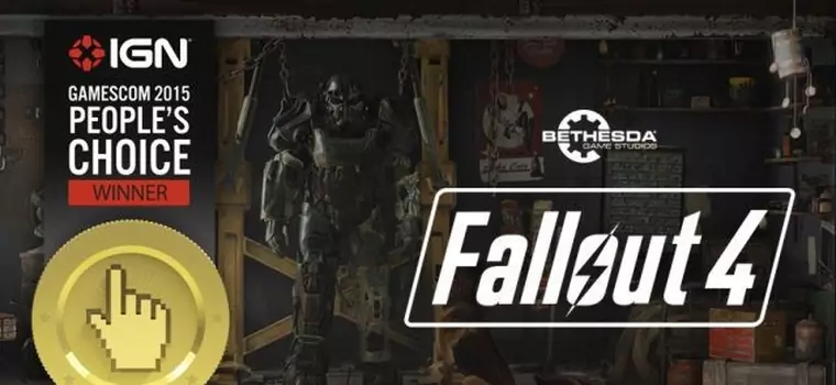 Fallout 4 wygrał nagrodę publiczności na tegorocznym Gamescomie