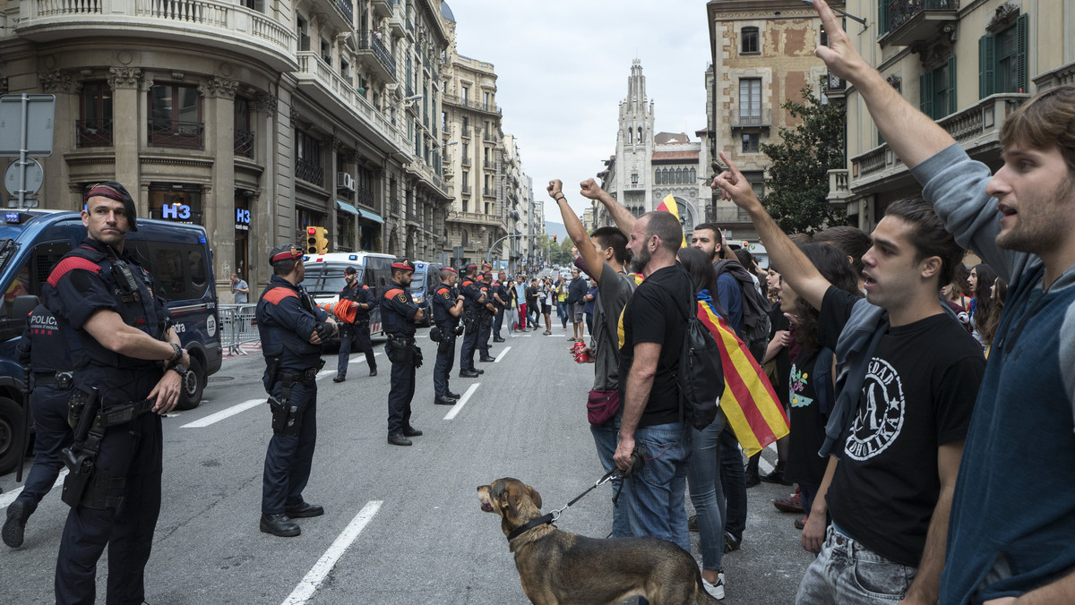 SPAIN CATALONIA REFERENDUM AFTERMATH (Catalonia referendum in Barcelona)
