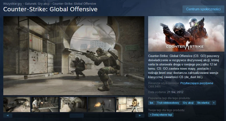 Counter-Strike: Global Offensive ma niemal 370 tysięcy recenzji na Steamie. Gdyby doszły do skutku próby połączenia rozgrywek konsolowych i pecetowych, tytuł byłby jeszcze większym hitem