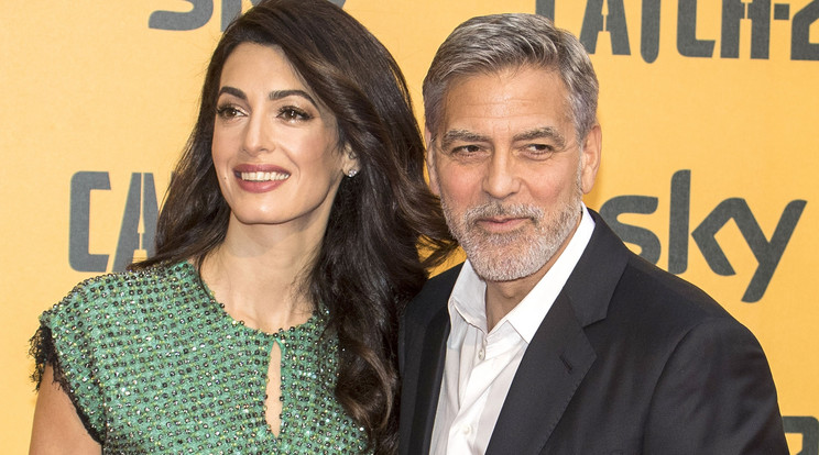 Amal Clooney és férje, George már most tanítják a gyermekeiket /Fotó: Northfoto