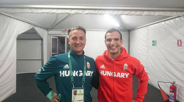 Decsi Andrással is olimpiai bajnok lett Szilágyi Áron / Fotó: Facebook-Szilágyi Áron
