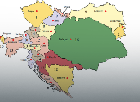 Karta Velike Mađarske