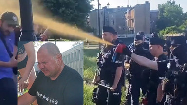 Policja użyła gazu po wizycie Kaczyńskiego. Poszkodowany zabiera głos