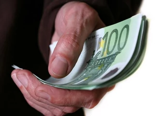 pieniądze euro banknoty