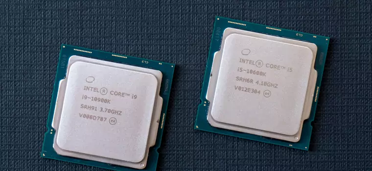 Intel Core i9-10900K i Core i5-10600K – test dwóch procesorów z rodziny Comet Lake S