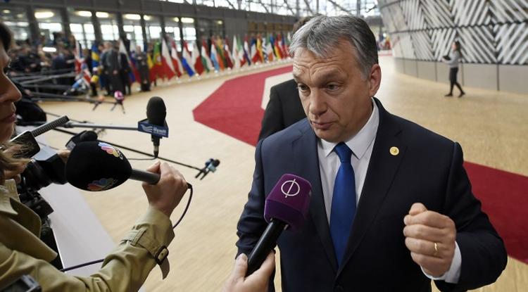 Orbán Viktor Brüsszelben