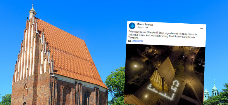 Najstarszy polski kościół otoczono bryłą siedziby Mieszka I