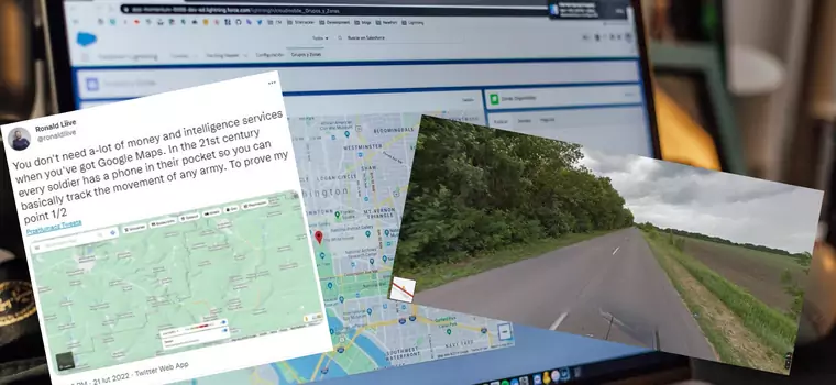 Google Maps pokazuje ruchy rosyjskiej armii. "Nie potrzebujesz dużych pieniędzy i usług wywiadowczych"