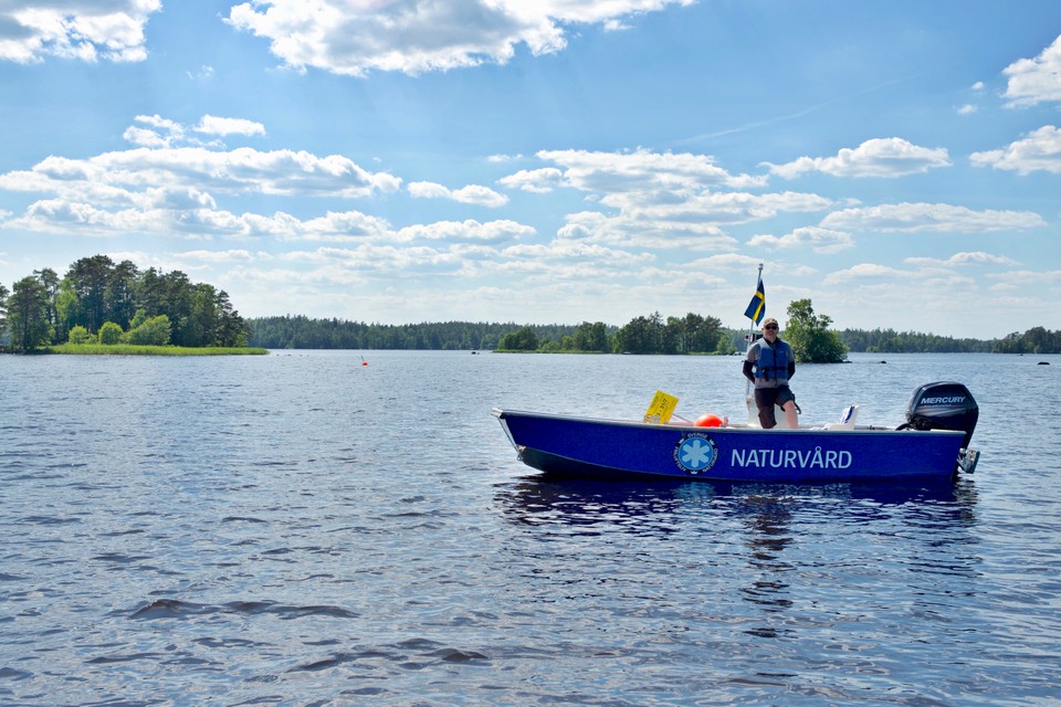 Smaladia - Lake Åsnen, straż wodna