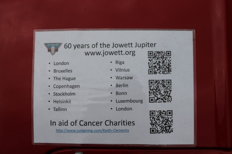 Jowett Jupiter dotarł do Warszawy