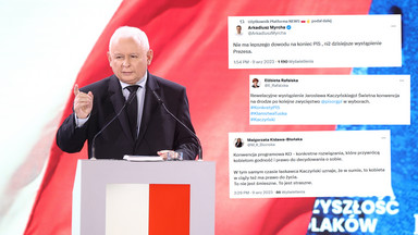 Politycy komentują wystąpienie Jarosława Kaczyńskiego w Końskich. "Najsłabszy w historii"