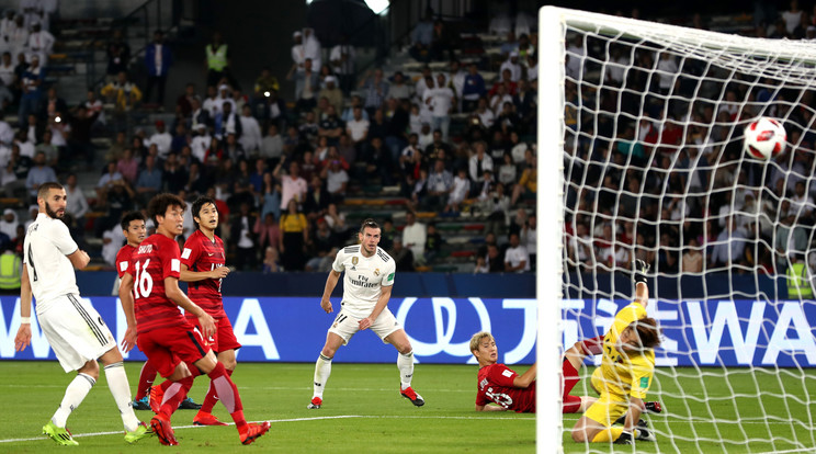 Gareth Bale a klubvilágbajnokságon is együttese vezére volt az elődöntőben, 11 perc alatt rúgott hármat / Fotó: Getty Images
