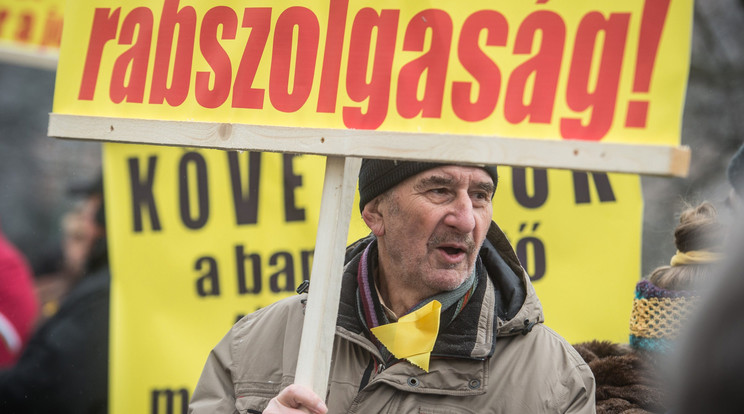 A devizahitel-károsultak demonstráltak Szegeden / Fotó: Ujvári Sándor