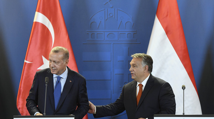 Erdogan tavaly novemberben volt Budapesten / Fotó: MTI Koszticsák Szilárd