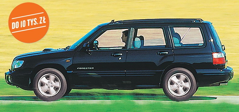 Subaru Forester I: polecana wersja 2.0/122 KM; 2001 r.
Cena: 8700 zł