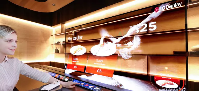 LG Display na CES 2021 zaprezentuje przezroczysty ekran OLED na czasy pandemii