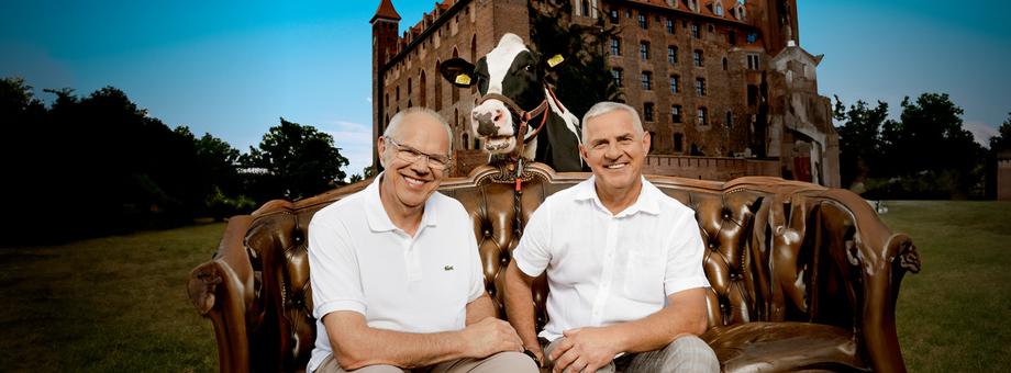 Andrzej Grabowski (po lewej) i Jerzy Borucki, twórcy Polmleku, są najdłużej działającym duetem biznesowym zarządzającym miliardową firmą. Twierdzą, że wzajemnie się nakręcają, a przy tym wciąż się lubią