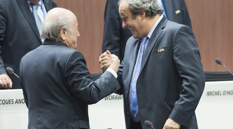 Blatter és Platini megúszhatja az örökös eliltást/Fotó: Northfoto