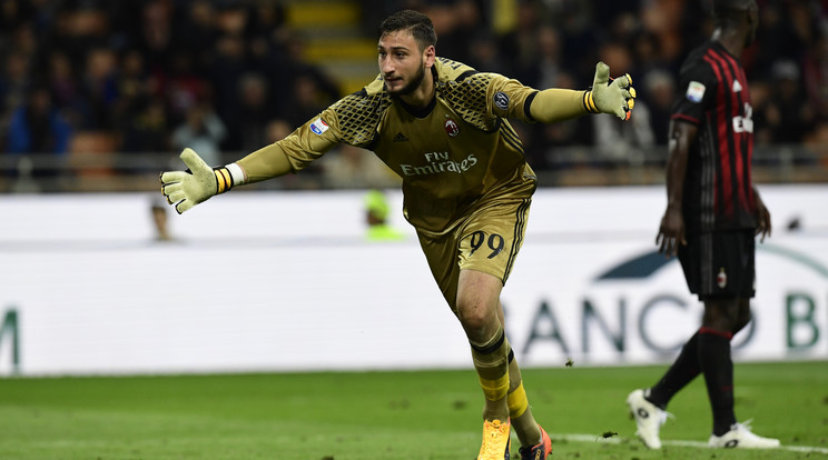 Donnarumma marad a Milannál
/Fotó: AFP